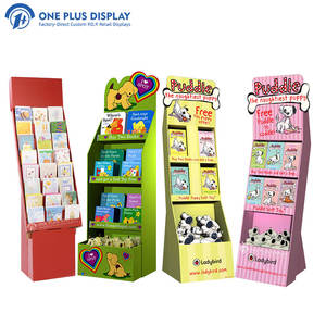 Giá để trưng bày sản phẩm bằng bìa cứng, kệ trưng bày siêu thị, kệ trưng bày sản phẩm bằng bìa cứng đặt sàn, có in logo tùy chỉnh - Product Image 1