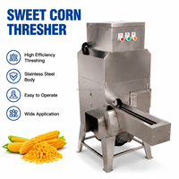 Machine à décortiquer le maïs électrique automatique, machine à décortiquer le maïs sucré SUS304 pour l'industrie alimentaire