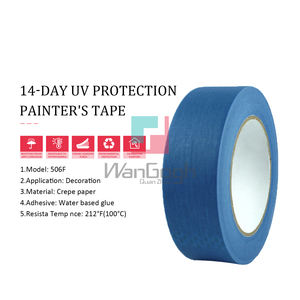 Cinta adhesiva personalizada <span class=keywords><strong>de</strong></span> alta calidad <span class=keywords><strong>Pintores</strong></span> UV <span class=keywords><strong>de</strong></span> 14 días Pegamento a base <span class=keywords><strong>de</strong></span> agua Pintura <span class=keywords><strong>de</strong></span> Casa Embalaje personalizado <span class=keywords><strong>Precios</strong></span> al por mayor - Product Image 5