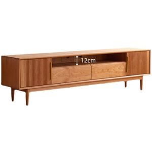 <span class=keywords><strong>Mueble</strong></span> de Entretenimiento Estilo Rústico para Sala de Estar, Gabinete de Almacenamiento con Cajones de Madera, Aparador, Consola Multimedia para Televisión, Soporte para TV - Product Image 3