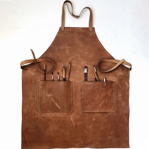 Delantal de Cuero Auténtico Personalizado para Carnicero, Delantal de Cuero para Trabajos Artesanales - Product Image 2