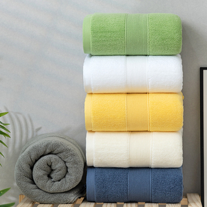 Home Luxury Cotton 70x140cm Custom Adult Towel Cotton Patterned Bath Towels - Product Image 3