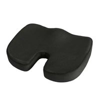 Cale de chaise de bureau de siège de voiture en mousse à mémoire de forme avec couvercle amovible queue os taille oreiller soulagement de la douleur coussin dorsal techniques tissées