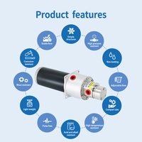 Pompe à engrenages magnétique pour distributeur d'eau et de thé, en acier inoxydable 316L, PEEK, 24V DC, sans joint, sanitaire, 5 bars, faible débit