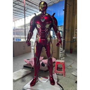 รูปปั้นเกราะไอรอนแมน มาร์ค <span class=keywords><strong>50</strong></span> ขนาดเท่าคนจริง 1:1 ทำจากเรซิ่น สำหรับจัดแสดงในห้างสรรพสินค้า คอสเพลย์ ของสะสมจากภาพยนตร์ ของตกแต่ง - Product Image 2