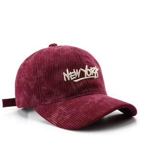 Casquette de Baseball en velours côtelé commun de haute qualité structuré papa chapeau broderie <span class=keywords><strong>New</strong></span> <span class=keywords><strong>York</strong></span> réglable Snapback pour hommes femmes vêtements de plein air - Product Image 4