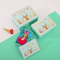 Spot cerf pour faire dessin animé cadeau emballage anniversaire cadeau rouge à lèvres boîte costumes