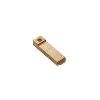 Latón 2 pines PCB montaje macho enchufe entrada Ac toma de corriente 2.5A 250V conector adaptador de viaje universal