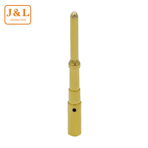 Tùy chỉnh rắn mạ vàng <span class=keywords><strong>Pin</strong></span> liên hệ với thiết bị đầu cuối cho dây nối AWG 16-20 hàng không pins - Product Image 4
