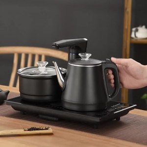 110V 220V Cordless Electric Kettle High Boron <b>Glass</b> 1.2L Capacity Household <b>Tea</b> <b>Pot</b> Set Automatic Pump Digital Control 1200W - Product Image 3