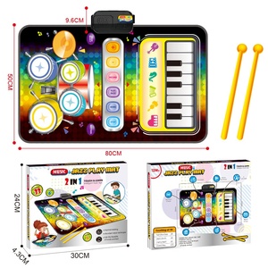 Tapis de clavier de piano éducatif 2-en-1 à piles en plastique, instrument de musique et de danse, jouet-cadeau pour enfants et bébés - Vente en gros - Product Image 4