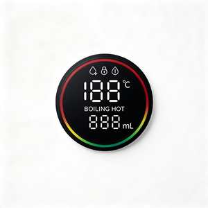 Factory Custom Electric <b>Kettle</b> Control Panel Membrane Switch Sticker Boiling Hot <b>Temperature</b> Pvc Pet Adhesive Printed - Product Image 1