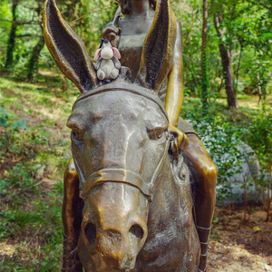 Sculpture d'art personnalisée en bronze moulé grandeur nature pour l'extérieur, tête de vache, vache <span class=keywords><strong>Angus</strong></span>, chameau, âne, girafe - Product Image 3