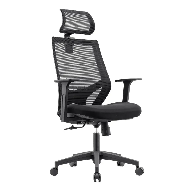 Office Swivel Chairs Cost-effective Revolving Chair Boss Office Furniture Fabric Seat with 55kg/m3 Mould Foam and 1.2cm Plywood