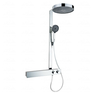Wayon nouveau système de douche <span class=keywords><strong>Tiktok</strong></span> Smart Led dos taille Massage système de douche exposé mural salle de bain robinets ensemble de douche - Product Image 5