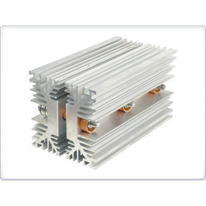 Heat Sinks Aluminum Anodized For IGBT Thyristor Rectifier Bridge 200-80184-80128-57 Customizable <b>Mounting</b> Type - Product Image 3