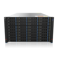 HPC 6U Châssis de serveur d'échange à chaud 48 baies 48*3.5 'RMC6148-695-HSE LFF avec ATX avec boîtier de serveur en rack de ventilateur