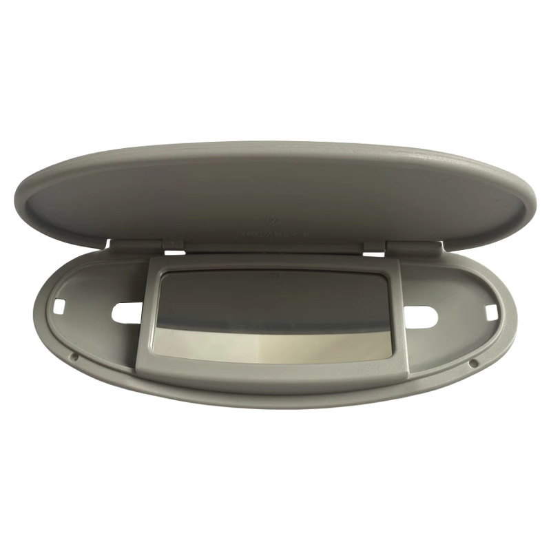 Housse de miroir de maquillage grise [sans abat-jour]