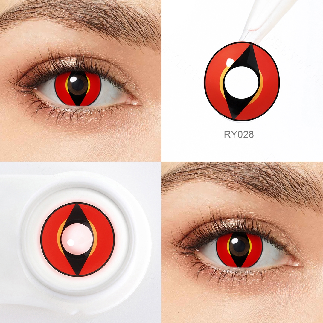 Orange avec œil de chat RY028