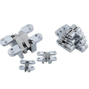 Armoires à charnières dissimulées en alliage de zinc chromé satiné durable de meilleure qualité pour cuisines et salles de bain pour salon Nouvelles tendances - Product Image 1