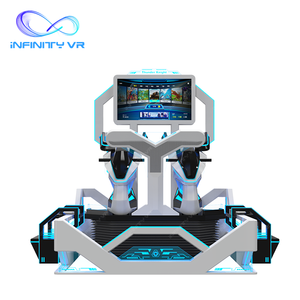 Juego de carreras de motos VR PARA 2 JUGADORES, simulador de realidad virtual 9D, asientos dobles, máquina de paseo Vr 9D, juego de Arcade Thunder Knight - Product Image 2
