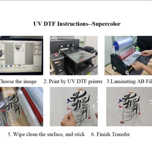เครื่องเคลือบฟิล์ม PET แบบเย็น Supercolor A3+ สำหรับฟิล์ม AB  สำหรับงานพิมพ์ UV DTF แบบม้วน - Product Image 4
