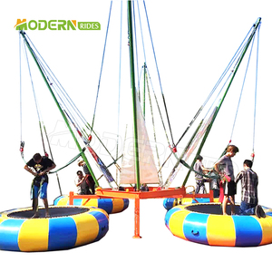 Person Amusement Park Bungee Jumping <b>Trampoline</b> Ride For Kids - Product Image 3