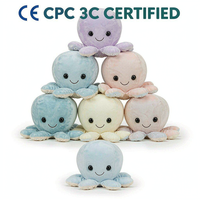 Peluches pieuvre personnalisées OEM ODM, peluches pieuvre souriantes, vente en gros, cadeau