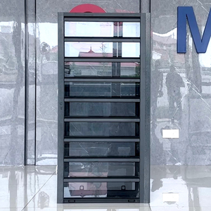 As2047 Toma nhôm kính louver khung cửa sổ nhôm kính louver khuôn cửa sổ nhôm kính louver cửa sổ trượt - Product Image 1