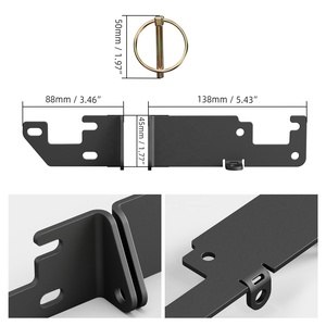 BEVINSEE Kit de protection contre le cambriolage pour serrure de hayon arrière en acier haute résistance pour Fiat Ducato Relay <span class=keywords><strong>Boxer</strong></span> X250 X290 H1 <span class=keywords><strong>H2</strong></span> 2006+ - Product Image 2