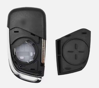 Coque de clé de voiture télécommande pliable à 2 boutons en ABS modifiée pour Chevrolet Cruze Epica Lova Camaro Buick Opel