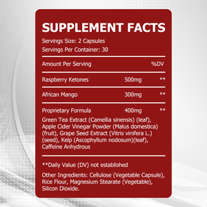 Cápsulas de Hierbas para Adelgazar para Mujeres, Fórmula Quemagrasas, Supresor del Apetito, Acelera el Metabolismo, Gran Venta - Product Image 3