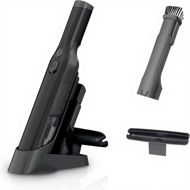 Cordless Hand Vacuum Cleaner-Lightweight Portable HEPA Filter Bagless Design Compact for Car Home Use Pet Hair Removal Crevice