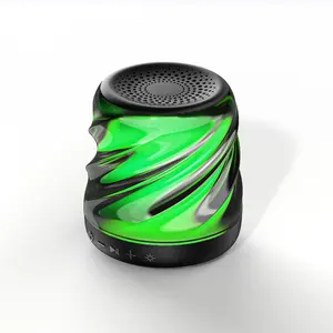 Ghxz10 — Mini enceinte Portable sans fil, haut-parleur Led couleur, en métal, caisson de basses, pour téléphone Portable, usage extérieur