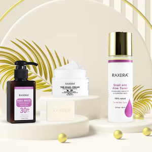 Private Label <strong>Snail</strong> Skin Care Set Organic Aloe Vera Hyaluronic Acid Collagen Nail Soap Skin Toner <strong>Face</strong> <strong>Cream</strong> and Body Lotion - Product Image 2