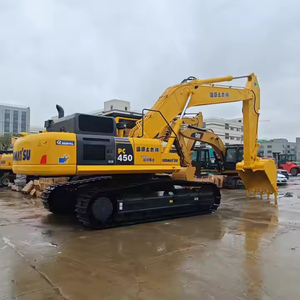 Efficient Operation used Komatsu PC450 Hydraulic Excavator Fast <b>Running</b> Practical Earthwork Assistant Engine Gearbox - Product Image 1