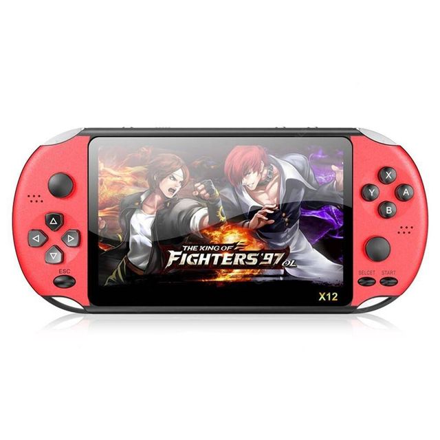 X12-1 Handheld Game Console 7" IPS Display 16GB Built-in 10000 Games Linux OS Portable Play