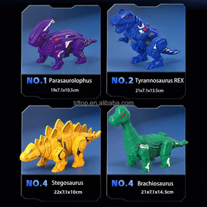Robot Dinosaure Magnétique Transformable 5-en-1, Véhicule de Construction Éducatif en Plastique pour Garçons - Meilleure Vente - Product Image 4