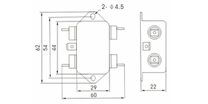 Dorexs daa2 AC/EMI 1A/3A/6A/10A/20A Bộ lọc dòng 250VAC 50/60Hz RFI (mạng LC RC) từ các nhà sản xuất - Product Image 4