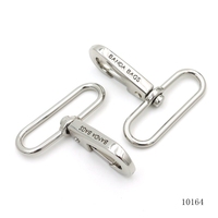 Kait Putar Berbahan Logam Perak, Carabiner, Pengait, Aksesoris Pengganti Tali Tas dan Koper