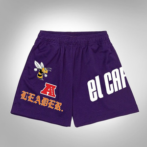 Pantalones Cortos de Baloncesto para Hombre El Capitan, de Malla Transpirable, para Entrenamiento Atlético, con Logotipo Frontal, Ropa Deportiva Informal - Product Image 4