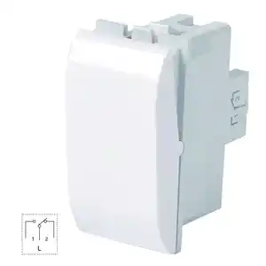 double control power switch module 45x22.5mm light switch arc panel two way lamp curved panel switch 250V 10A
