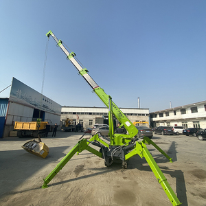 Sáng tạo 3t tất cả các địa hình diesel-powered Spider <span class=keywords><strong>Crane</strong></span>-nâng cao hệ thống thủy lực tiếng ồn thấp 9.6M nâng chiều cao & 30kn. M thời điểm - Product Image 2