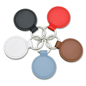 <span class=keywords><strong>Porte</strong></span>-clés de <span class=keywords><strong>luxe</strong></span> personnalisés en alliage de zinc et cuir PU, avec logo personnalisé double face, durables et portables, vente en gros - Product Image 6