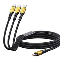 Nuevo Cable de Carga Múltiple USB C 2026, 100W, Múltiples Puertos para Teléfono, Tableta, Portátil, Trenzado Resistente de 1.3 Metros, Varios Diseños