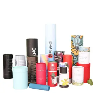 Özel büküm up kağıt kavanoz çevre dostu kraft deodorant tı balsamı sopa ambalaj kağıt tüp kozmetik kapları için yeni varış