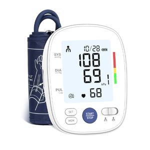 Monitor Digital de Pressão Arterial Portátil para Uso Doméstico com Braçadeira Grande e Fonte de Energia Elétrica - Product Image 1