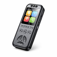 Lecteur MP3 numérique professionnel K9 personnalisé à réduction de bruit, écran couleur haute définition, enregistrement vocal, WAV USB 2.0