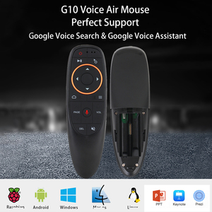 Télécommande intelligente Topleo pour téléviseur <span class=keywords><strong>Android</strong></span>, boîte TV, souris aérienne G10s, mini clavier ABS sans fil, télécommande universelle IR pour téléviseur - Product Image 2