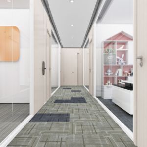 オフィス用ループパイルカーペットタイル50x50平方ポリプロピレンPPカーペットタイル用 - Product Image 6